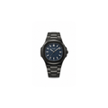 PATEK Black Steel Watch for Men | Premium Blue Dial Stainless Steel Wrist Watch