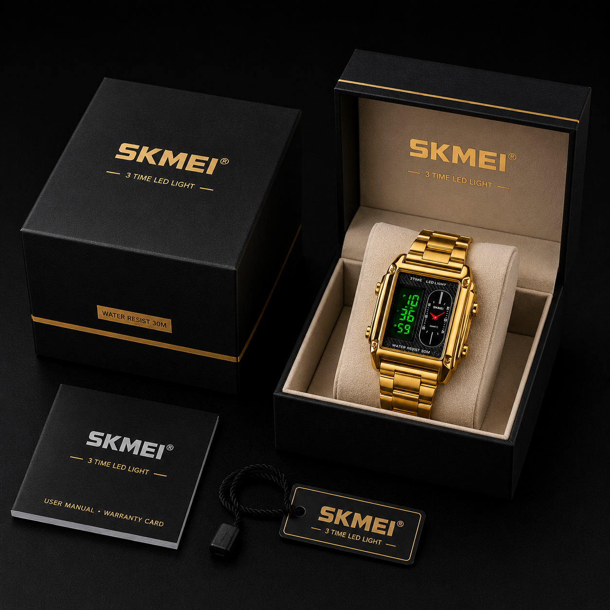 SKMEI Tri-Time