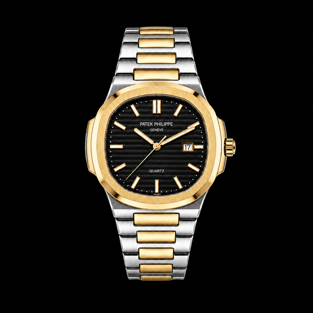 Patek Philpee Two Tone Silve & Gold