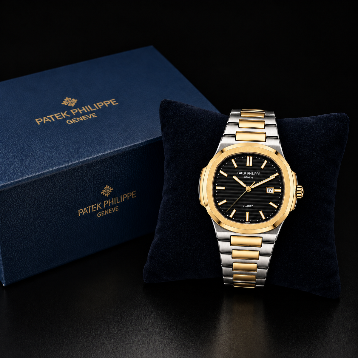 Patek Philpee Two Tone Silve & Gold
