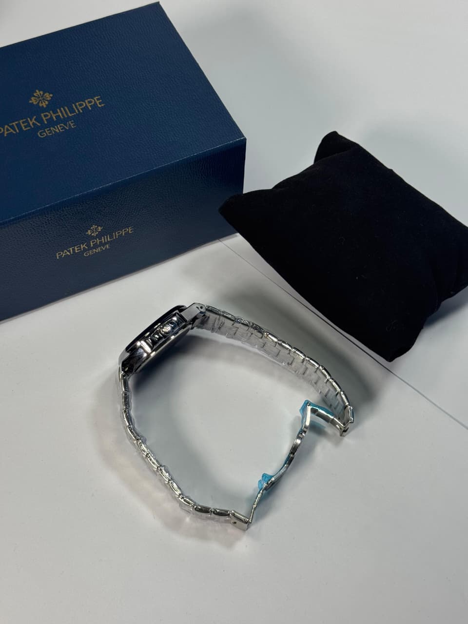 PATEK PHILIPEE  Silver + Brown Dial | Water Proof | Stainless steel