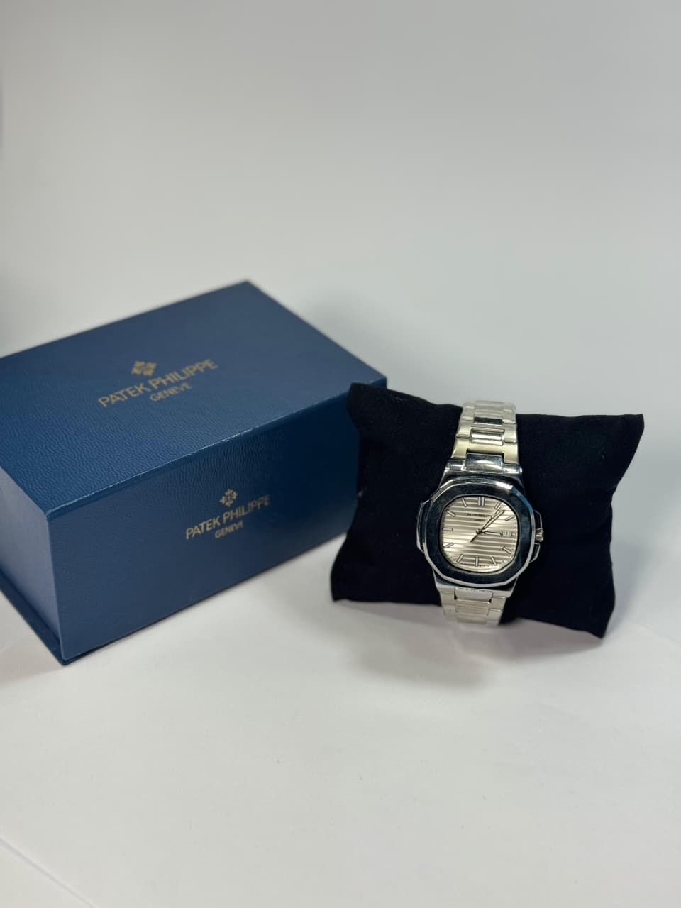 PATEK PHILIPEE  Silver + White Dial | Water Proof | Stainless steel