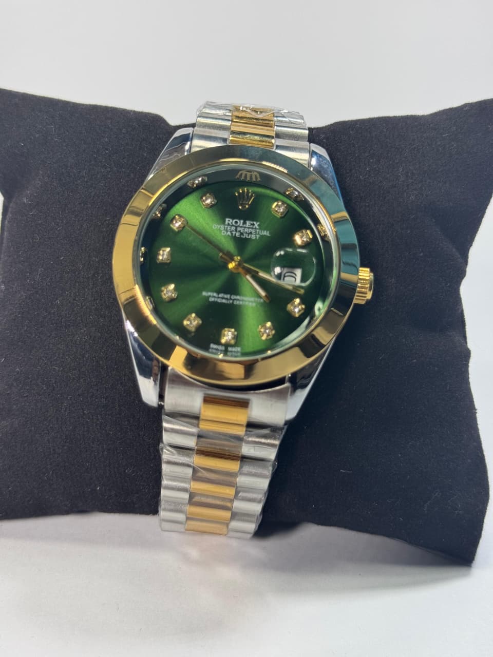 Rolex Gold and Silver + Green Dial | Water Proof | Stainless steel