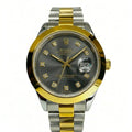 Rolex Gold and Silver + Grey Dial | Water Proof | Stainless steel