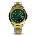 Rolex Gold and Silver + Green Dial | Water Proof | Stainless steel